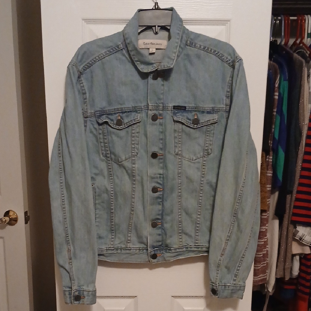 Calvin Klein Light Denim Jacket Men's Large